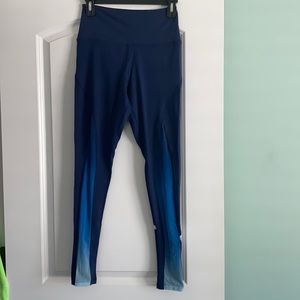 PINK Dark Blue Ankle Leggings